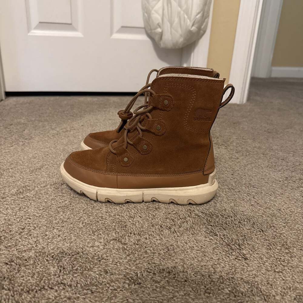 Children's/Youth Sorel Explorer‎ - Velvet Tan, Chalk